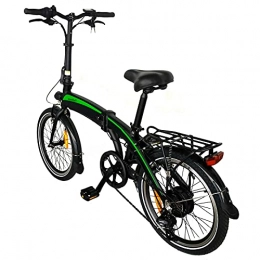 CM67 Bicicleta Bicicleta eléctrica E-Bike Rueda óptima de 20" 3 Modos de conducción 7 velocidades Batería de Iones de Litio Oculta de 7, 5AH
