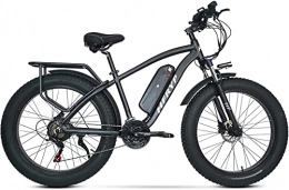 HFRYPShop Bicicletas eléctrica Bicicleta Eléctrica E-MTB 26'', Ebike de Neumático Gordo 4.0" con 48 V / 15Ah Batería Extraíble, Motor Sin Escobillas, 21 Velocidades, Kilometraje de Recarga hasta 80KM, con Medidor LCD S2 a Color
