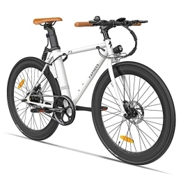Fafrees Bicicleta Bicicleta eléctrica Fafrees F1, Bicicleta de Carretera eléctrica para Adultos de 250W con neumáticos 700C * 28C, batería extraíble de 36V 8.7Ah, 25km / h, Blanco