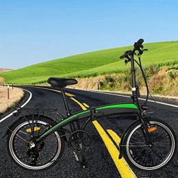 CM67 Bicicleta Bicicleta eléctrica Marco Plegable Motor Potente de 250W 250W Commuter E-Bike Batería de Iones de Litio Oculta 7.5AH extraíble