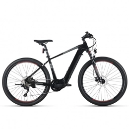 LWL Bicicletas eléctrica Bicicleta eléctrica para adultos 240 W 36 V Mid Motor 27.5 "Bicicleta de montaña eléctrica 12.8 Ah Li-Ion Batería eléctrica Cross Country Ebike (Color: Negro rojo)