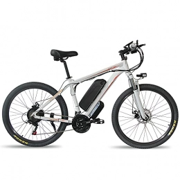 QMYYHZX Bicicleta Bicicleta eléctrica para adultos Bicicleta de montaña eléctrica de 26 "15 Ah / 10Ah Batería de litio extraíble Freno de disco doble plegable Bicicleta de montaña de 35 km / h, Carreras para hombres /