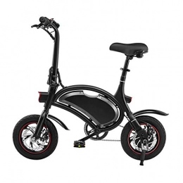 WSHA Bicicleta Bicicleta eléctrica para Adultos de 350 W y 12 Pulgadas, Mini Bicicleta eléctrica Plegable portátil de 36 V con Pantalla LCD, Soporte de Peso de 264 Libras
