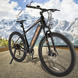 CM67 Bicicleta Bicicleta Eléctrica para Adultos Mountain Bike de 27, 5 Pulgadas 250 W Motor Bicicleta Eléctrica Urbana Amigo Fiable para Explorar