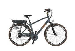 Velomarche Bicicleta Bicicleta eléctrica para hombre Classic 26 BFANG batería 13 AP tamaño 50 gris