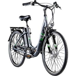 Zündapp Bicicletas eléctrica Bicicleta eléctrica para mujer de 26 pulgadas, Pedelec Zündapp Green 3.7 (antracita, 46 cm)