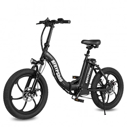 HFRYPShop Bicicleta Bicicleta Eléctrica para Mujeres de 20 Pulgadas, Shimano 7 Velocidades E-Bike, 3 Modos, Chasis Aluminio, Velocidad Máxima 25 km / h