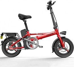Lamyanran Bicicleta Bicicleta Eléctrica Plegable Adulto Ligera bicicleta eléctrica 400W de alto rendimiento del motor de accionamiento trasero Power Assist aluminio de la bicicleta eléctrica Velocidad máxima de hasta 20