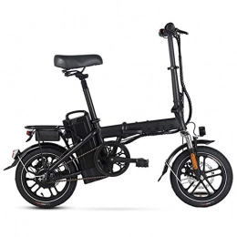 WSHA Bicicleta Bicicleta eléctrica Plegable Bicicleta eléctrica asistida de 400 W con batería de Litio extraíble de 48 V 25 A y Amortiguador, para Adultos y Adolescentes Viaje a la Ciudad