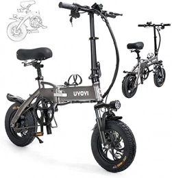 ZJZ Bicicleta Bicicleta eléctrica plegable Bicicleta eléctrica de aluminio de 250 W, marco de aleación de magnesio ligero ajustable Bicicleta eléctrica plegable de velocidad variable con pantalla LCD, para adultos