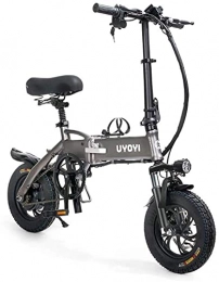ZJZ Bicicleta Bicicleta eléctrica plegable Bicicleta ligera Marco de aleación de aluminio plegable ajustable Bicicleta de ciudad portátil, frenos de disco 3 modos, para hombres mujeres para ciclismo al aire libre