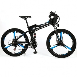 Zgsalvation Bicicleta Bicicleta eléctrica plegable con batería de litio de 36 V y 20 Ah, capacidad de carga de 150 kg Bicicleta asistida por energía Ciclomotor eléctrico ligero Conducción de ocio Coche eléctrico