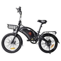 Kugookirin  Bicicleta Eléctrica Plegable, Kukirin V1 Pro 20 Pulgadas Portátil Bicicleta Eléctrica, Inteligente E-Bike con Asistencia de Pedal, 3 Modos de Conducción, Altura Ajustable, Portátil Compacta