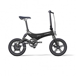 Bicicleta eléctrica plegable Onebot S-6 color negro| autonomía 40KM, batería 36V 5.2AH Vel. Max. 25Kmh| ruedas de 16”, suspensión trasera y discos de freno | panel LCD y luz LED
