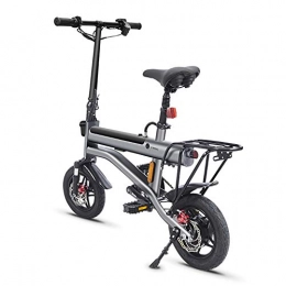 OYLXQ Bicicleta Bicicleta eléctrica plegable OYLXQ de 12 pulgadas, 350 W, 36 V, 7, 8 Ah, batería recargable, velocidad máxima de 35 km / h, para adultos, mujeres y hombres