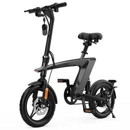 X-Tout Bicicletas eléctrica Bicicleta eléctrica plegable para adulto Draisienne Eléctrico 250W 10ah, Bicicleta de 14 pulgadas, bicicleta de carretera ligera
