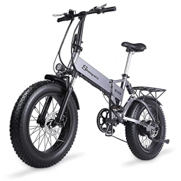 HFRYPShop Bicicleta Bicicleta Eléctrica Plegable para Adultos 0.5kW 48V 15AH, Shimano de 7 Velocidades, Velocidad Máxima 28mph, Bicicleta de Ciudad para Hombres y Mujeres [EU Stock