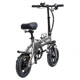 Autopeck Bicicleta Bicicleta eléctrica Plegable para Adultos Bicicleta eléctrica de 12" / Bicicleta de Viaje con Motor de 250W 48V 8Ah batería LED medidor Inteligente Tres Modos de Trabajo