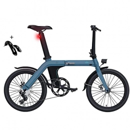 Fiido Bicicleta Bicicleta eléctrica Plegable para Adultos FIIDO D11, Bicicleta de montaña para Hombre de 20" con Motor de 250 W, batería de 36V 11, 6Ah, el Cuerpo Pesa Solo 12, 9 kg