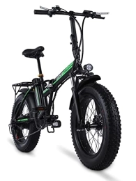 Shengmilo Bicicleta Bicicleta eléctrica Plegable para Adultos, Shengmilo MX20, 48V 75N∙M Torque, City Walking E-Bike, Frenos de Disco Delanteros y Traseros, 20 * 4.0 Fat Tire Bicicletas eléctricas(MX20-negro) (Negro)