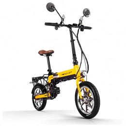 RICH BIT Bicicletas eléctrica Bicicleta eléctrica Plegable RICH BIT RT-619 para Adultos 250W 36V Motor sin escobillas Bicicleta de montaña y batería de Litio LG de 10, 2 Ah Bicicleta estática portátil