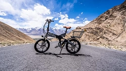cysum Bicicleta Bicicleta eléctrica Plegable RT-730 20 Pulgadas e-Bike 25 km / h 250W Motor pedelec 48V 8ah batería Oculta (Grigio)