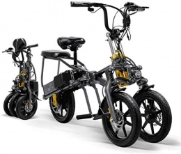 TCYLZ Bicicleta Bicicleta eléctrica plegable TCYLZ 2 baterías 350 W Mountain Bike 1 segunda bicicleta plegable de alta gama para mujer / hombre, 36 V, 48 V