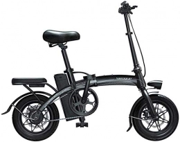 TCYLZ Bicicleta Bicicleta eléctrica plegable TCYLZ portátil y fácil de guardar, batería de iones de litio y motor silencioso, gas para el pulgar con pantalla LCD de velocidad