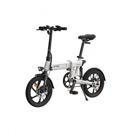 Twotoo Bicicleta Bicicleta eléctrica plegable Z16 de Himo, ligera, con tres niveles, plegable, batería de litio HD, pantalla LCD, amortiguador trasero IPX7, resistente al agua, máxima duración de 80 kilómetros
