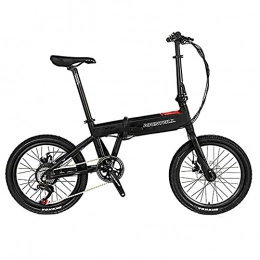 Household items Bicicletas eléctrica Bicicleta eléctrica, scooter portátil para adultos, bicicleta plegable de 20 pulgadas, carga de 110 kg, control de pantalla digital LCD, de aleación de aluminio, función de freno y apagado