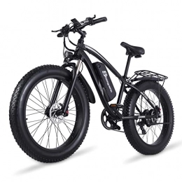 Shengmilo Bicicletas eléctrica Bicicleta eléctrica Shengmilo MX02S para Adultos, par 95N∙M, neumático Grueso 26 * 4.0, Bicicletas eléctricas de montaña para Hombres (Negro)