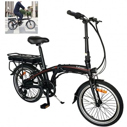 CM67 Bicicleta Bicicleta Eléctricas Bicicletas Plegables Negro 250W Autonoma de Bateria de Litio 36V 10AH 25 km / h Bicicletas Plegables para Mujeres / Hombres