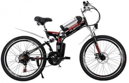 YAOJIA Bicicleta Bicicleta plegable adulto Bicicletas Plegables Bicicleta Eléctrica De Montaña De 24 / 26 Pulgadas Con Batería De Iones De Litio 8AH | Bicicleta De Ciclismo Híbrida De Carretera Para Adultos Bicicletas d