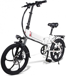 ZJZ Bicicleta Bicicletas, Bicicletas eléctricas para adultos Bicicletas eléctricas plegables de aleación de magnesio Todo terreno 48v 10.4 Ah 350w y 25 Km / h Batería de iones de litio extraíble Bicicleta de montañ