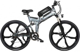 YAOJIA Bicicleta Bicicletas de montaña Bicicleta Todoterreno Plegable De 26 Pulgadas | Con Batería De Iones De Litio Extraíble De 48 V Bicicletas Eléctricas Utilizadas Para Ciclismo De Carretera Para Hombres Bicicleta