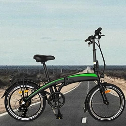CM67 Bicicleta Bicicletas electricas Plegables Marco Plegable Motor Potente de 250W 250W 7 velocidades Autonomía de 35km-40km