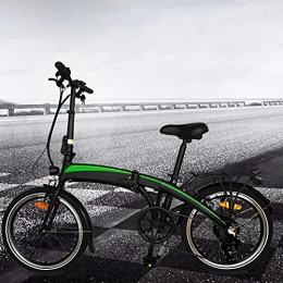 CM67 Bicicleta Bicicletas electrico Cuadro de aleación de Aluminio Plegable Motor Potente de 250W 3 Modos de conducción 7 velocidades Autonomía de 35km-40km