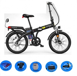 GUI Bicicleta Bicicletas eléctricas Plegables, Bicicletas cómodas, baterías de Litio, Bicicletas eléctricas para Hombres y Mujeres, baterías de Transporte, baterías pequeñas extraíbles, Maletero portátil