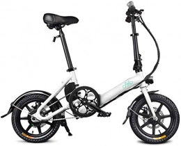 ZJZ Bicicletas eléctrica Bicicletas eléctricas rápidas para adultos Bicicleta plegable con freno de disco doble portátil para ciclismo, bicicleta eléctrica plegable con pedales, batería de iones de litio de 7.8AH; Bicicleta e