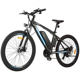 BIKFUN Bicicleta BIKFUN Bicicleta eléctrica, 20" / 26" E-Bike para Adulto, Batería de Litio-Ion(36V, 8Ah / 12.5Ah), Motor 250W, Shimano 7 / 21 Marchas (27, 5" pionero)