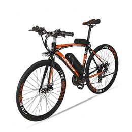 BNMZX Bicicleta BNMZX Bicicleta elctrica, Bicicleta de Carretera Masculina / Femenina, Capacidad 240W / 36V / 10ah-20ah, duracin de la batera 100 km, 4 Colores para Elegir, Orange-36V15ah