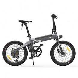 BSTOB Bicicleta eléctrica Plegable para Adultos, Bicicleta eléctrica Plegable HIMO C20 25 km/h Bicicletas con ciclomotor eléctrico Motor sin escobillas 250W Bicicleta para Hombres