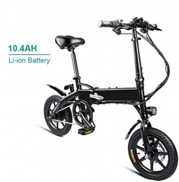 CARACHOME Bicicleta CARACHOME Bicicleta eléctrica, Bicicleta eléctrica Plegable para Adultos con 3 Modos de conducción Pantalla LCD de neumáticos de 14 Pulgadas, para Deportes Ciclismo al Aire Libre Viajes de Viaje