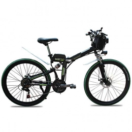 CARACHOME Bicicleta CARACHOME Bicicleta eléctrica para Adultos, Bicicleta eléctrica Plegable de 26 Pulgadas 350W / 48V / 15AH para desplazamientos y Ocio de Hombre y Mujer, A