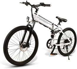 CCLLA Bicicletas eléctrica CCLLA 26"E-Bike, E-MTB, E-Muntainbike48V 10.4Ah 350W - Bicicleta de montaña eléctrica Plegable de 26 Pulgadas con Cambio de 21 Niveles asistido