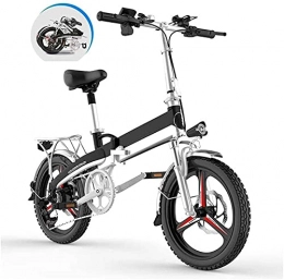 CCLLA Bicicletas eléctrica CCLLA Bicicleta eléctrica Plegable para Adultos, Bicicleta de montaña eléctrica de 20" / Bicicleta eléctrica para desplazamientos, Rango de Asistencia de conducción de Tres Modos de hasta 60-80 km