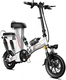 CCLLA Bicicleta CCLLA Bicicleta eléctrica Plegable para Adultos: portátil y fácil de almacenar en Caravana, casa rodante, Barco. Batería de Litio extraíble 48V 350W 30Ah Impermeable y a Prueba de Polvo