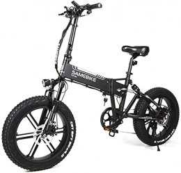 CCLLA Bicicletas eléctrica CCLLA Bicicleta eléctrica XWXL09 para Hombres y Mujeres, Bicicleta eléctrica de aleación de Aluminio de 500 W con Interfaz USB de batería de Litio de 48 V y 10, 4 Ah, Bicicleta Plegable de suspensi