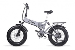 Ceaya Bicicleta CEAYA Bicicleta Electrica 20 Pulgadas Ebike Plegable Fácil de Montar, Bateria para 48v 12.8Ah, Freno de Disco, Suspensión Completa
