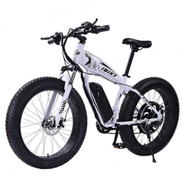 CLG Bicicleta CLG - Bicicleta eléctrica de 26 Pulgadas, neumáticos de Nieve, 21 Marchas, 1000 W - 48 V - 17 Ah, batería de Litio, Freno de Disco, neumáticos para Carretera y Carretera